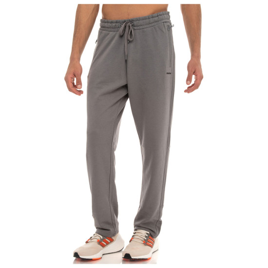 Be Nation Ανδρικό παντελόνι φόρμας Essentials Terry Straight Zip Pant